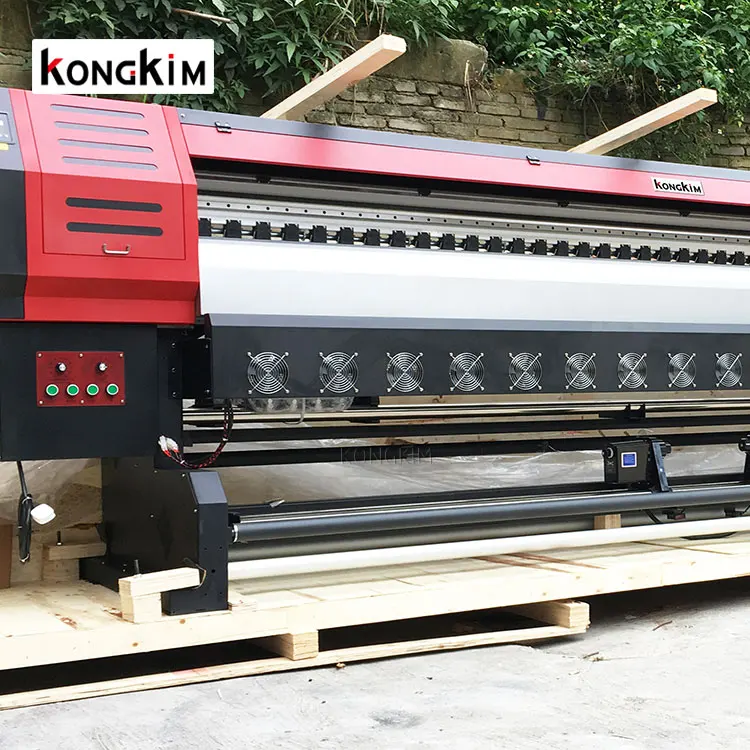 KONGKIM 10 Feet Large Flex Banner Eco for Solvent Inkjet Printer Best Quality Reasonable Price for High Efficiency Printing Mach