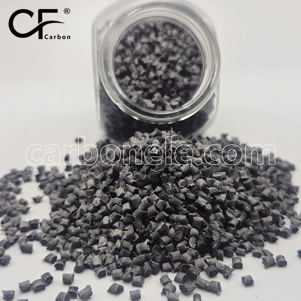 Virgin 60% Carbon Fiber Reinforced Polypropylene Recycled PP CF60 Plastic Pellets CF60-PP Raw Material Manufacturer