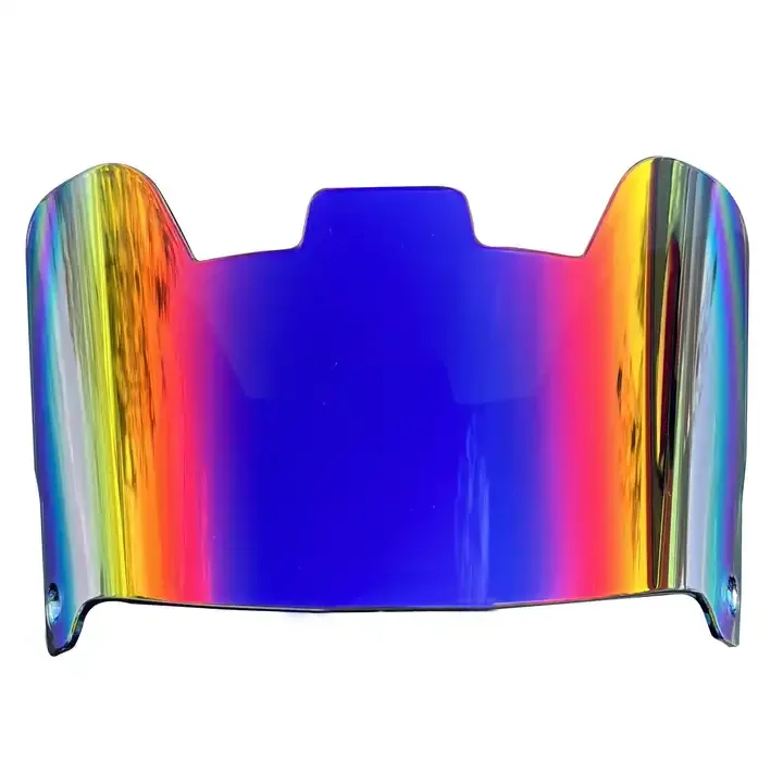 Anti-scratch on Both Sides Face Shield Visor Rugby Visor for Helmet American Football Visor