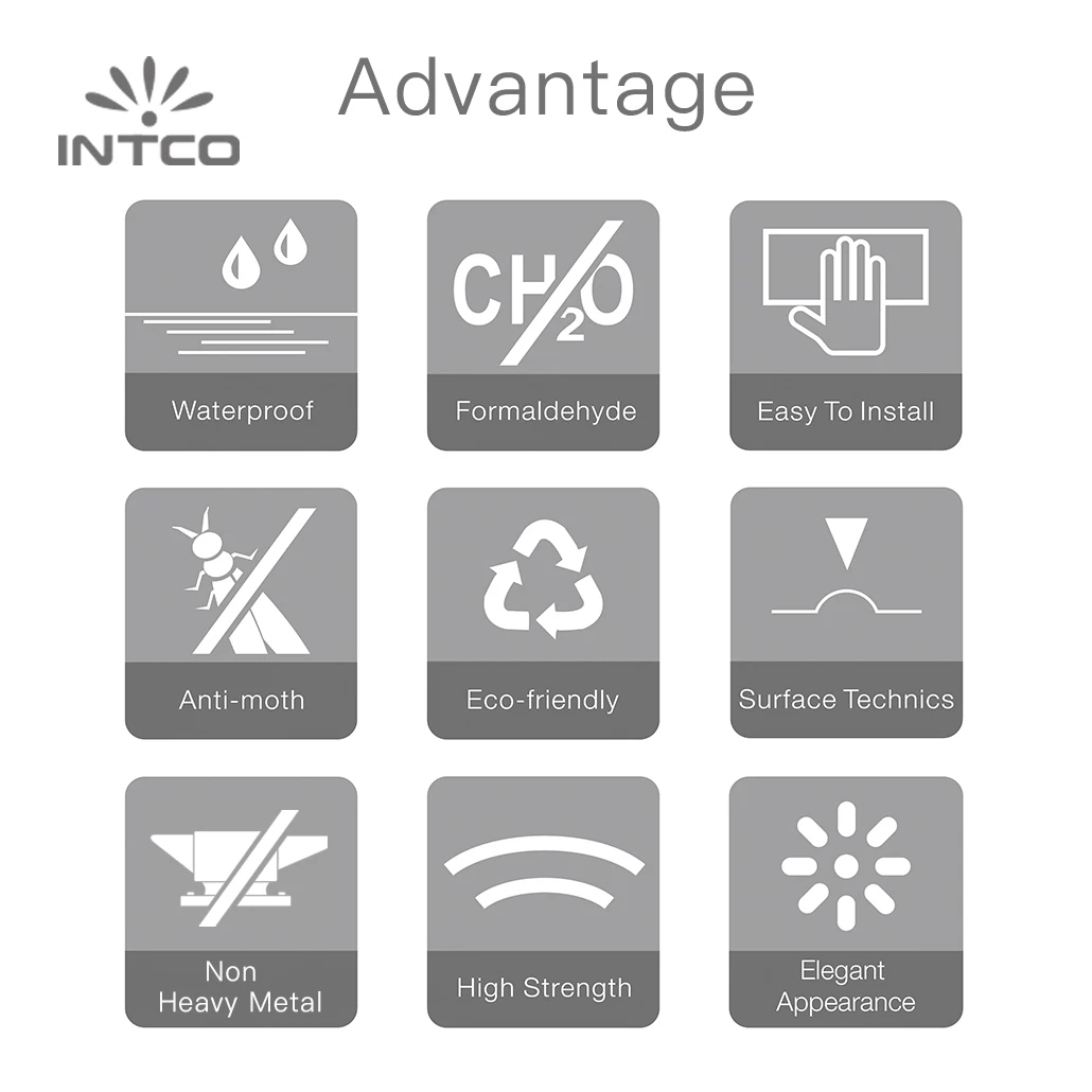 INTCO Hot Selling Decorative Waterproof Easy to Install Floor Accessories Polystyrene Wall Skirting Board Baseboard Mouldings