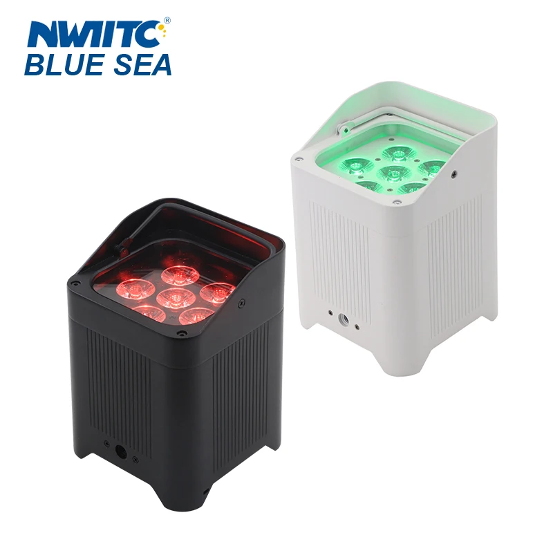 Wedding Party APP control 6x18w RGBWA UV 6in1 Wireless Battery LED Par Light