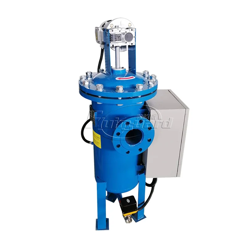 Customized automated screen filter for power plant