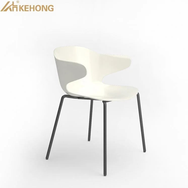 High Quality Sitting Chair For Cafe Furniture Color Coffee Restaurant Chairs Modern Designer Plastic Cream Dining Room Chair