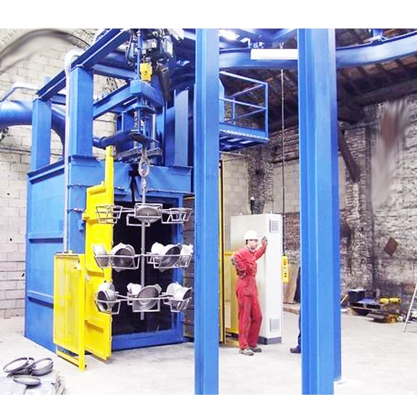 Q37 spinner hanger shot blasting machine / shot blaster  for casting fittings