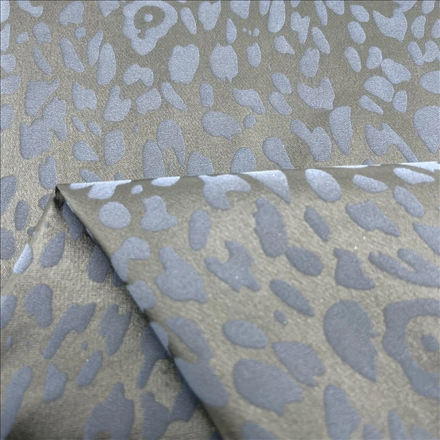 Hot Leopard Print Pattern Spandex Tulle  Fabric Cheetah Design Printed  Stretch Fabric for Dress