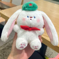 Customized New Plush Toy Backpack Hanger Key Chain Panda Rabbit Doll High Quality Embroidered Key Chain