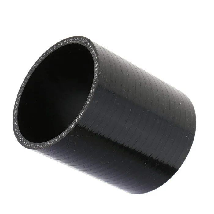 Black 5mm/0.2inch Thickness Straight Elbow Reducer Coupler Vacuum Silicone Turbo Hose Universal Air Intercooler Racing Pipe/Tube
