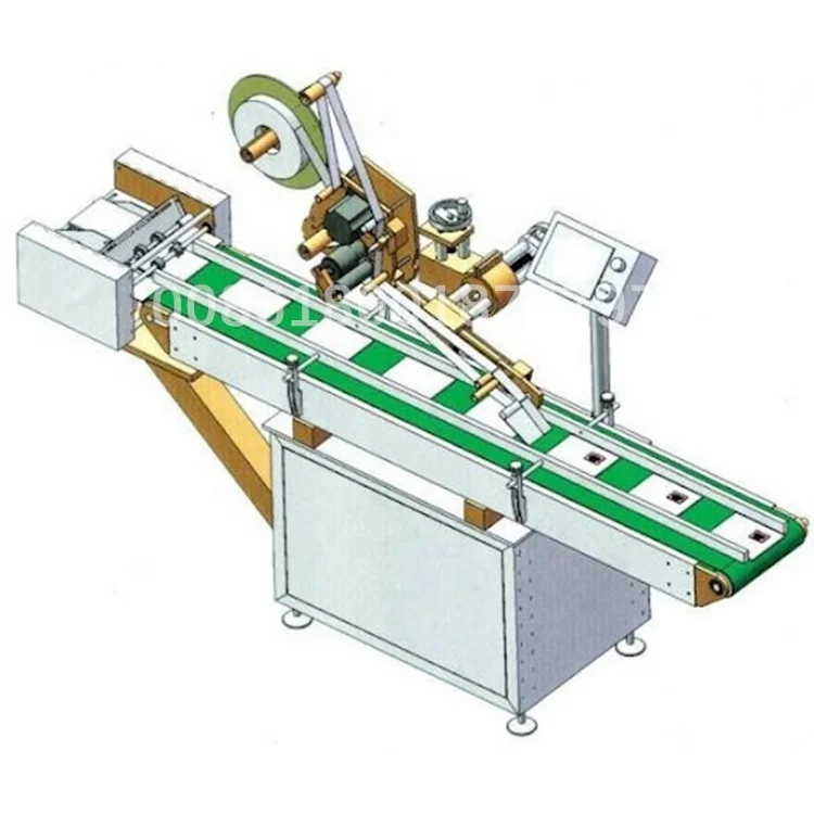 Fully automatic labeling machine for plastic egg tray
