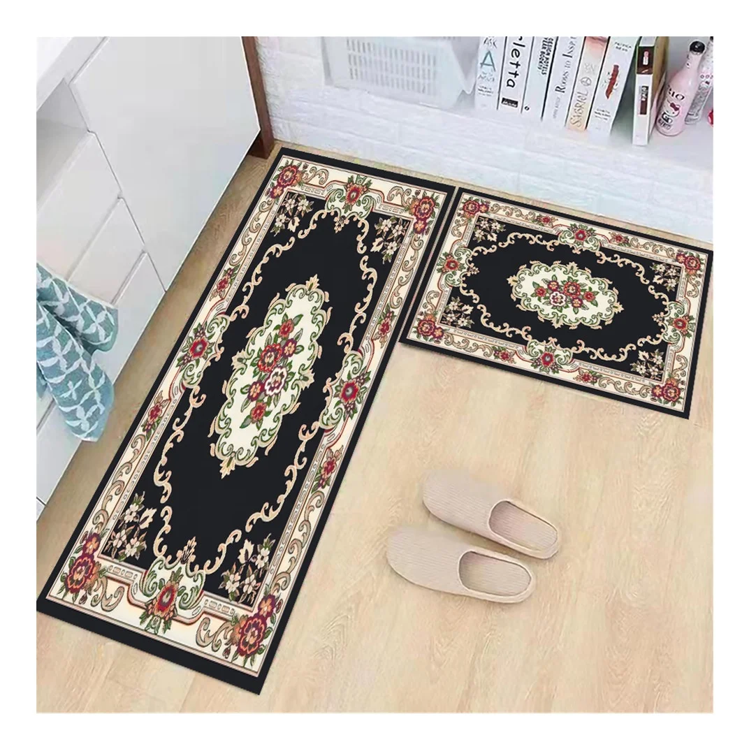 3d Printed Eco-friendly  polyester Kitchen 3D Printed Waterproof Carpet Mats Door Floor Turkish Hereke Rug Wholesale Luxury Area Rugs And C