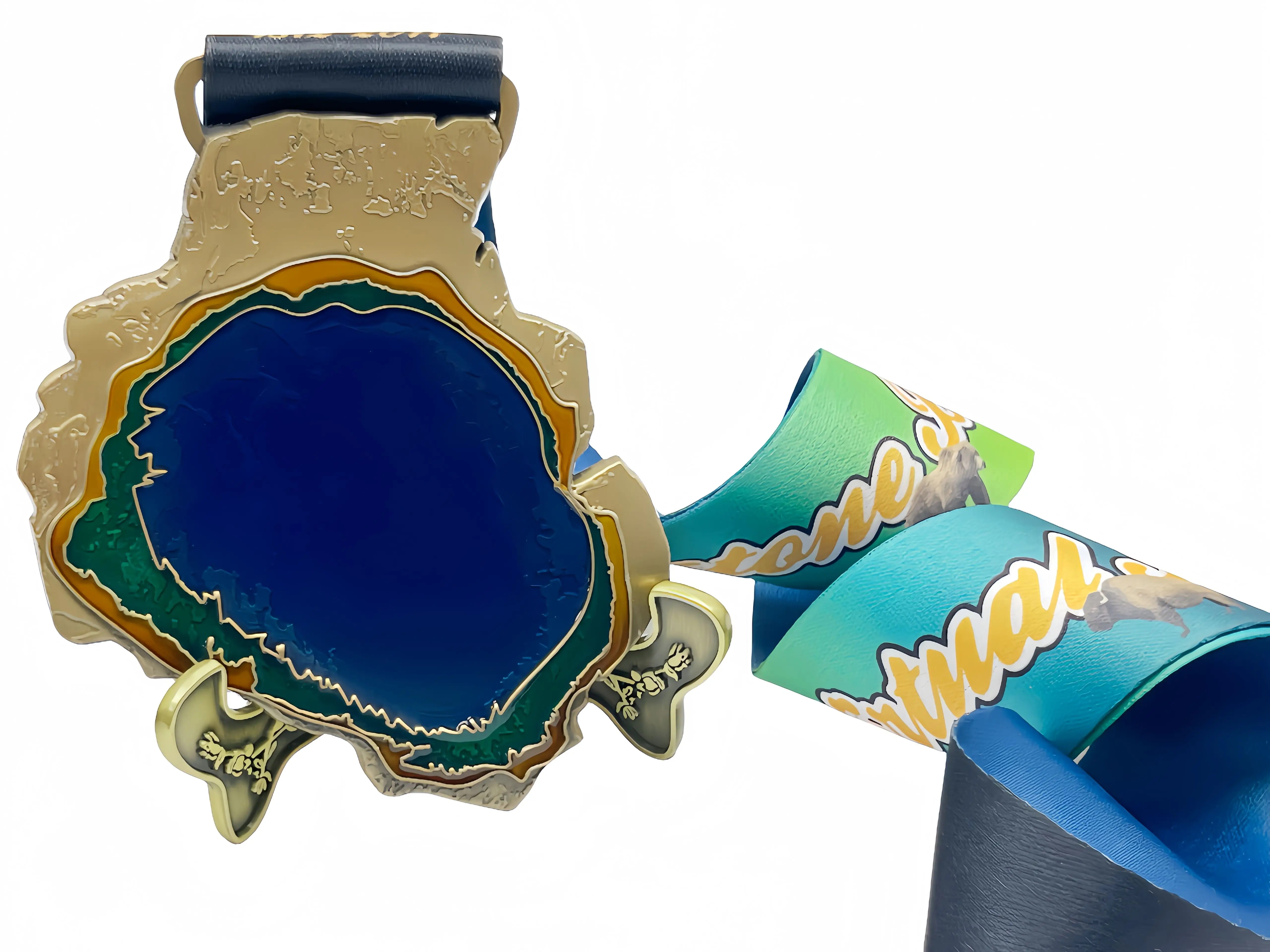 High quality Custom Cheap BJJ Jiu-Jitsu sports baseball running medal /color enamel award /blank medals custom