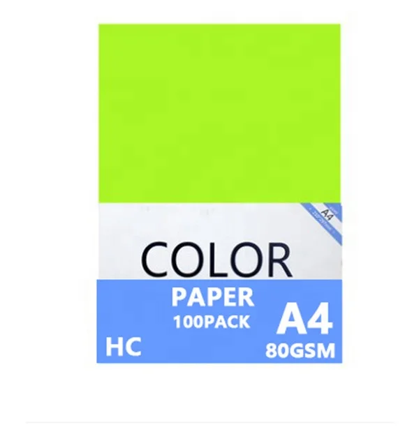 Флуоресцентная бумага A4 100x210 мм, 75 г/м2, 70 г/м2, 297 в упаковке, неоновая цветная бумага