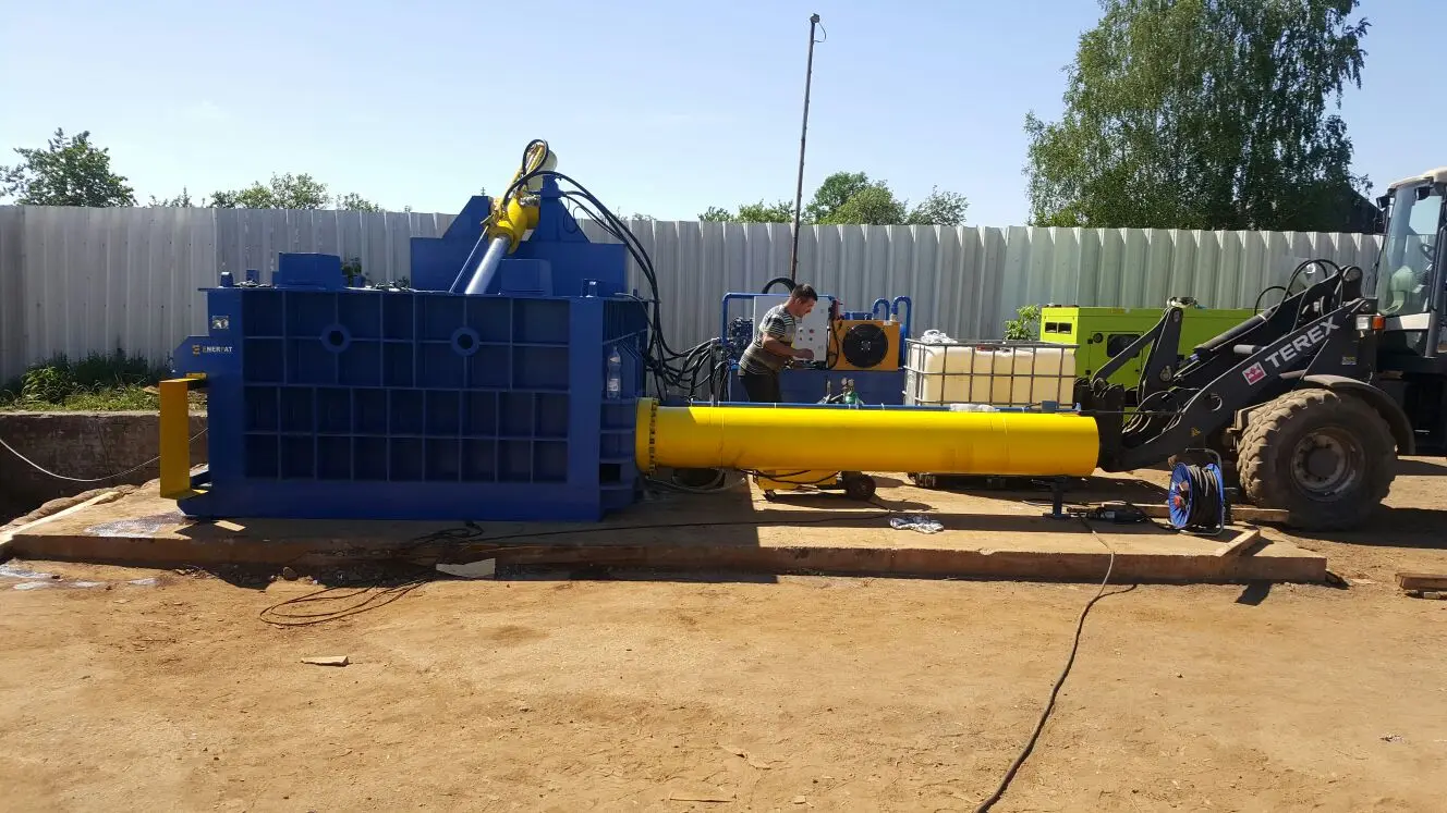 No.1 Copper shavings compress baling  press machine with Video technical support and CE