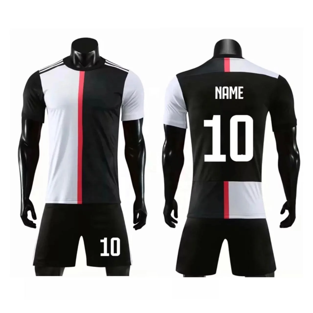 Wear Men Football Soccer Uniform Kit Set Custom Sublimation Sports Accept Customized Logo Sportswear for Unisex Half Sleeves
