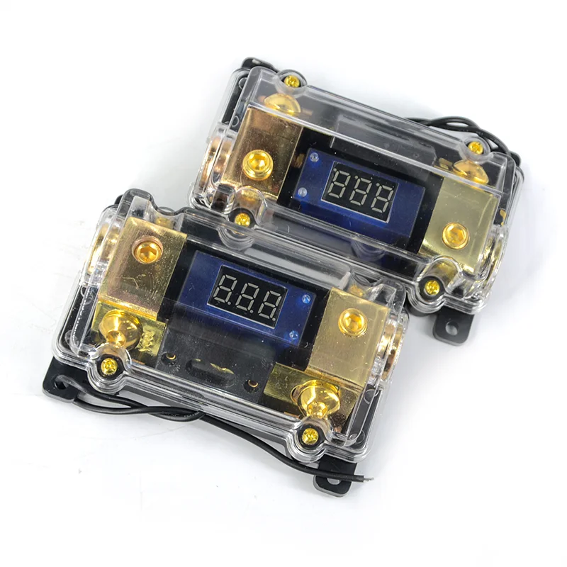 Fuse Holder Stereo Distribution Block Transparent  Waterproof Fuse Holder 12V Car Audio