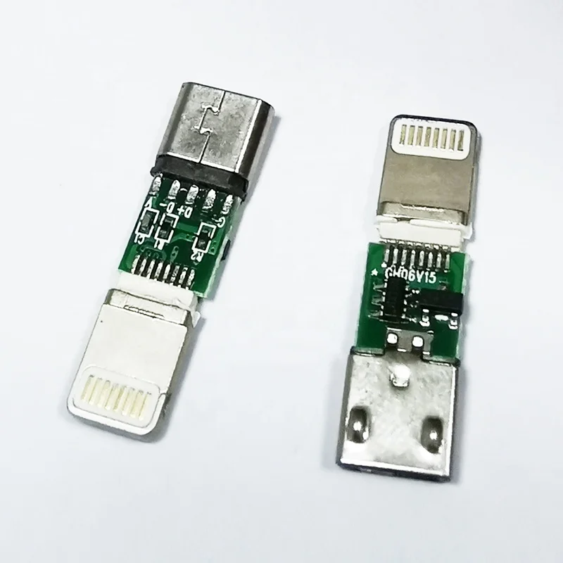 Разъем печатной платы для iphone apple usb ip68 8-контактный разъем разъёмом