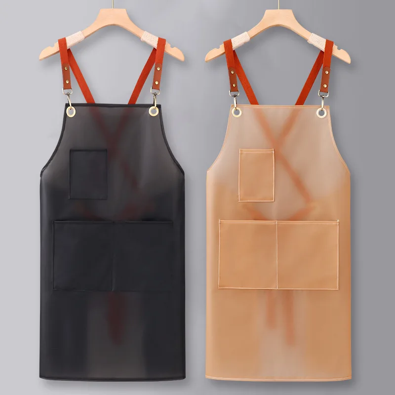 Chemical Resistant TPU Apron Plus Size Unisex Waterproof Aprons for Dish washing