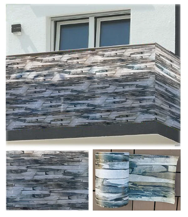 pvc strip screen fence balcony privacy garden fence