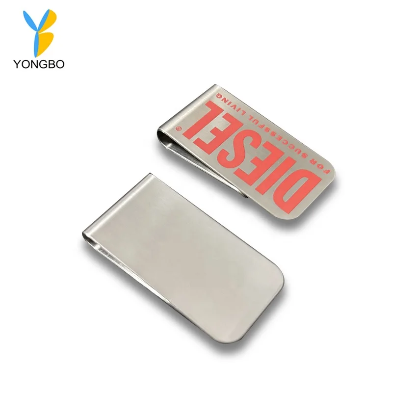 Custom Money Clip Personalized Engraving Logo Money Clip Bank Card Wallet Decoration Men Accessories