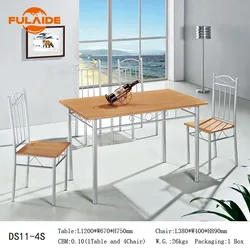 Hot Sale Professional Manufacture  Modern Style 4-person chairs dining table set solid wood dinning sets for Living Room