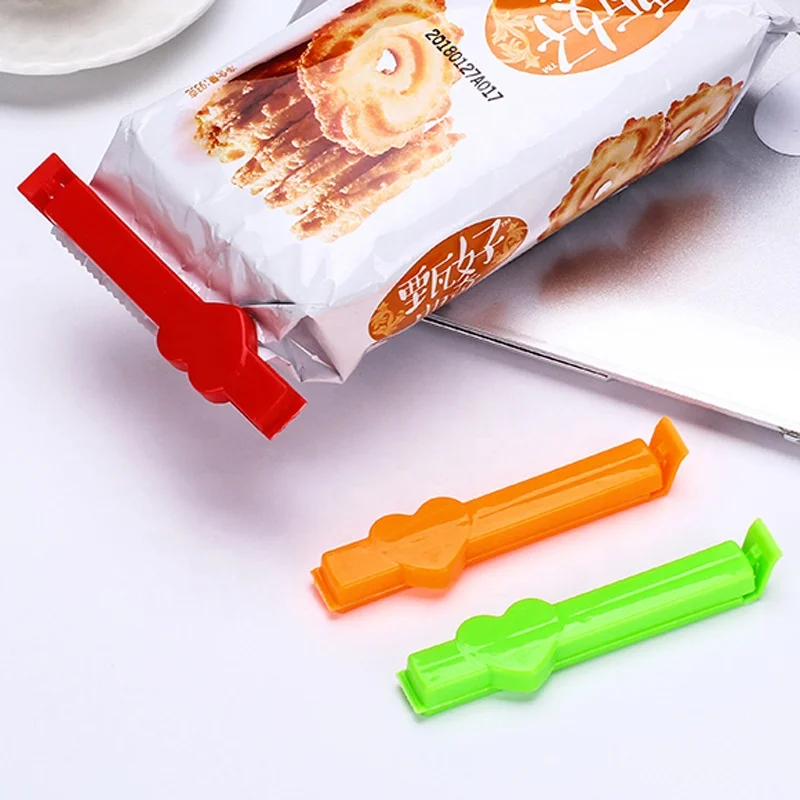 Small gifts plastic tea snacks moisture-proof sealing clip food bag sealing clip