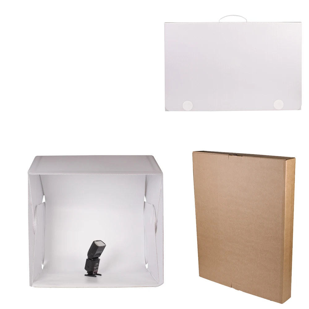 Kaliou K008 60cm portable collapsible photo studio box with 2 color  background cloth photo studio accessories
