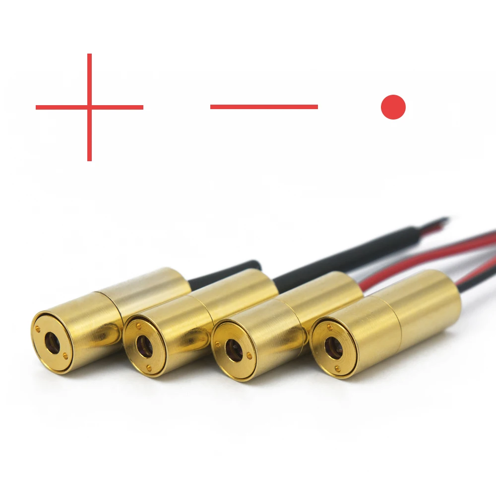 Mini Laser spot light module Line Dot Cross green red blue ir 5mW 532nm Pointer for aiming laser