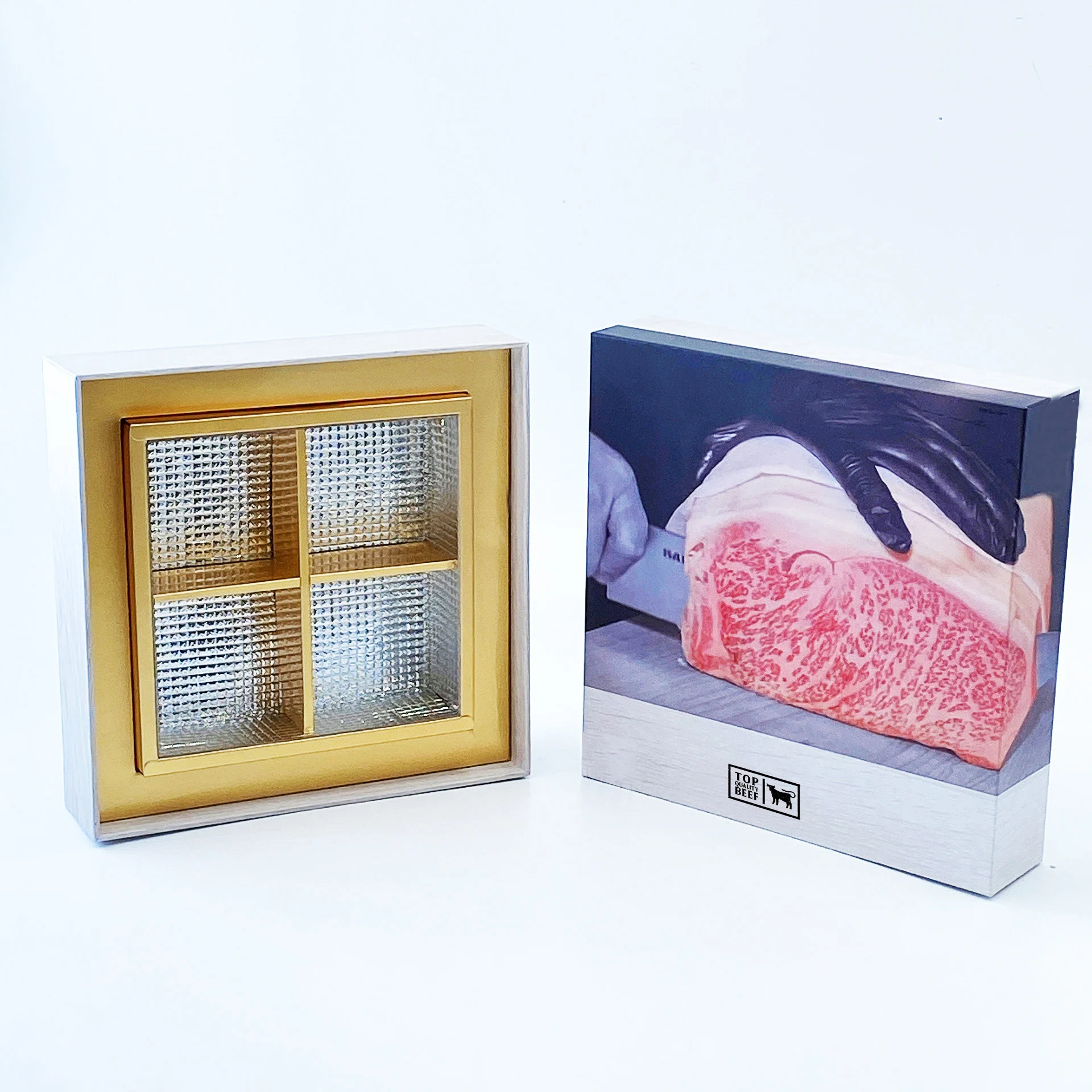 Индивидуальная Водонепроницаемая алюминиевая фольга пеноизоляция кулер бумажные коробки замороженные мясные пищевые упаковочные изоляционная коробка для транспортировки