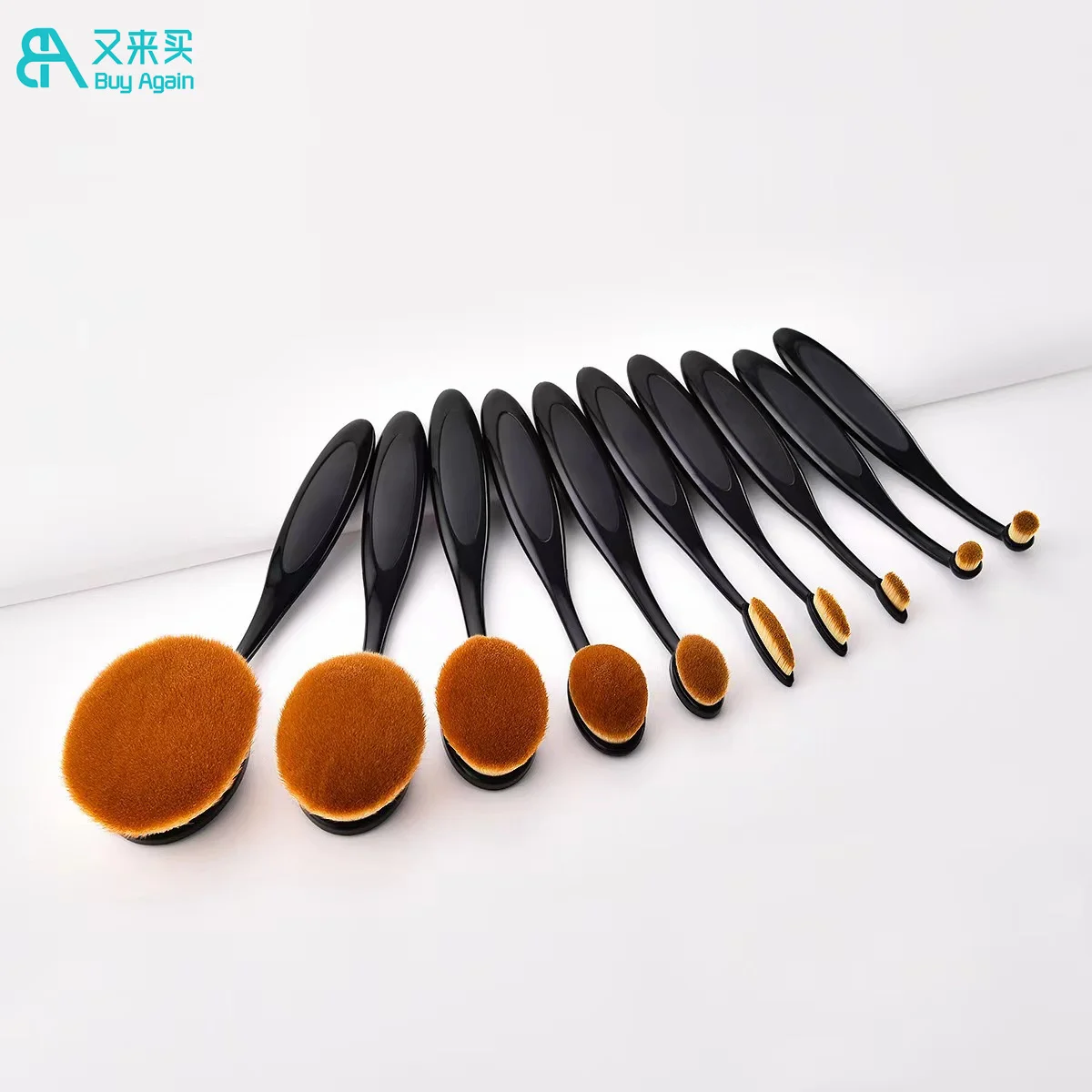 brush soft oval toothbrush oval foundation brush make up toothbrushes oval makeup brushes