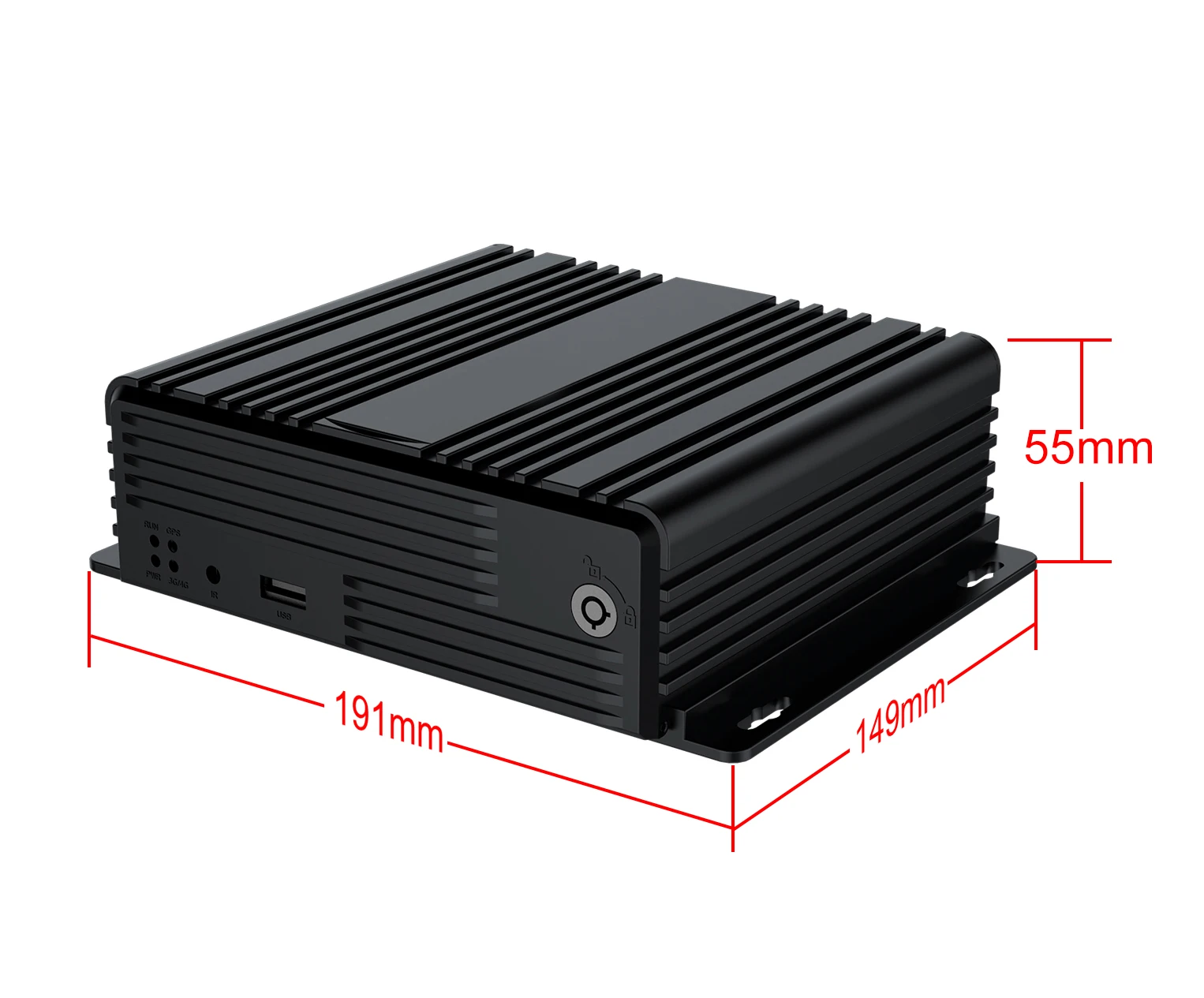 4CH 8CH 720P 1080P Mobile DVR Support / Optional 3G 4G WiFi GPS MDVR with Car/Bus/Truck/Vehicles Camera Recorder Waterproof
