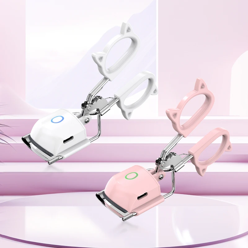 New Eye Lash Curler Heat Electric Metal Heated Eyelash Curler Lash Lift Kit Long Lasting Naturally Eyelashes Eyelash Curler