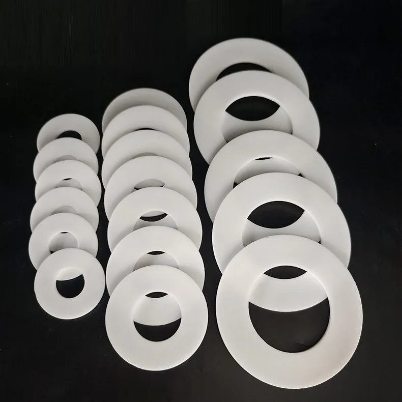 Factory ptfe washer customized flat ptfe gaskets suit for sealing