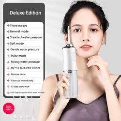 Portable electric dental washing machine household dental cleaner oral care water spray dental floss manufacturer wholesale