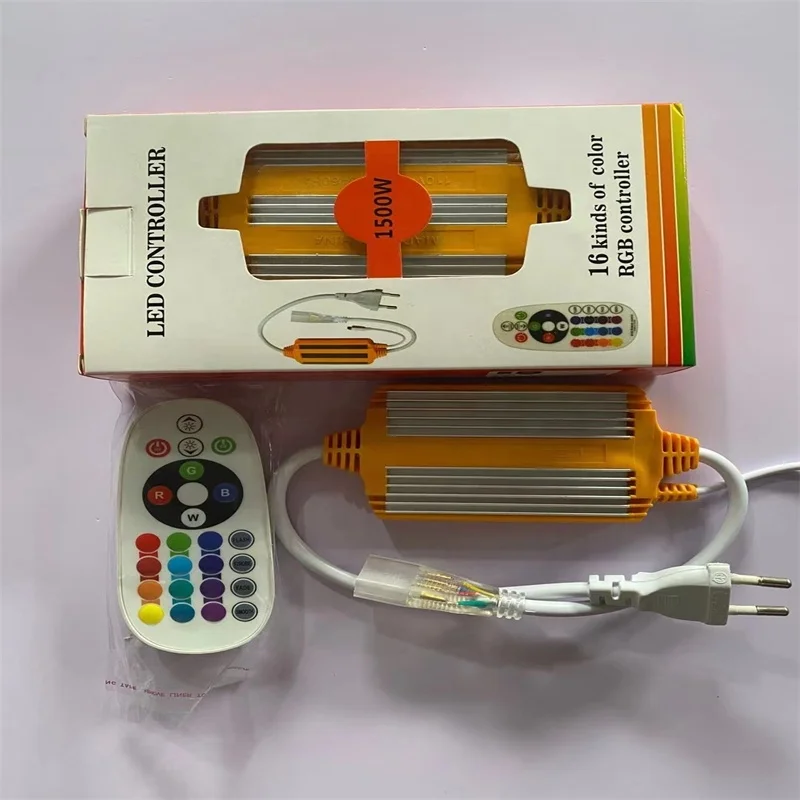 GMZQ100 Factory High Voltage 220V RGB 5050 LED Light Strip Control Remote Control 100M/Roll IP65 led remote control for Outdoor