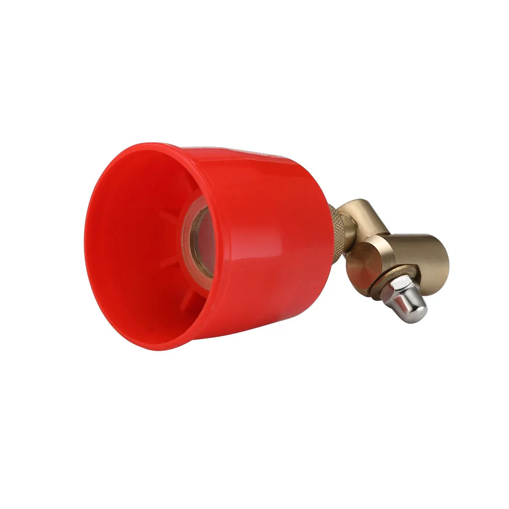 red plastic cover brass spray nozzle garden hose nozzle sprayer