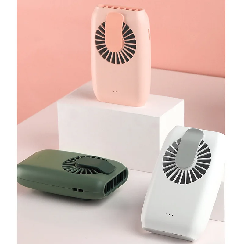 Best seller Hanging waist Rechargeable Fan with 2000mah Built-in battery