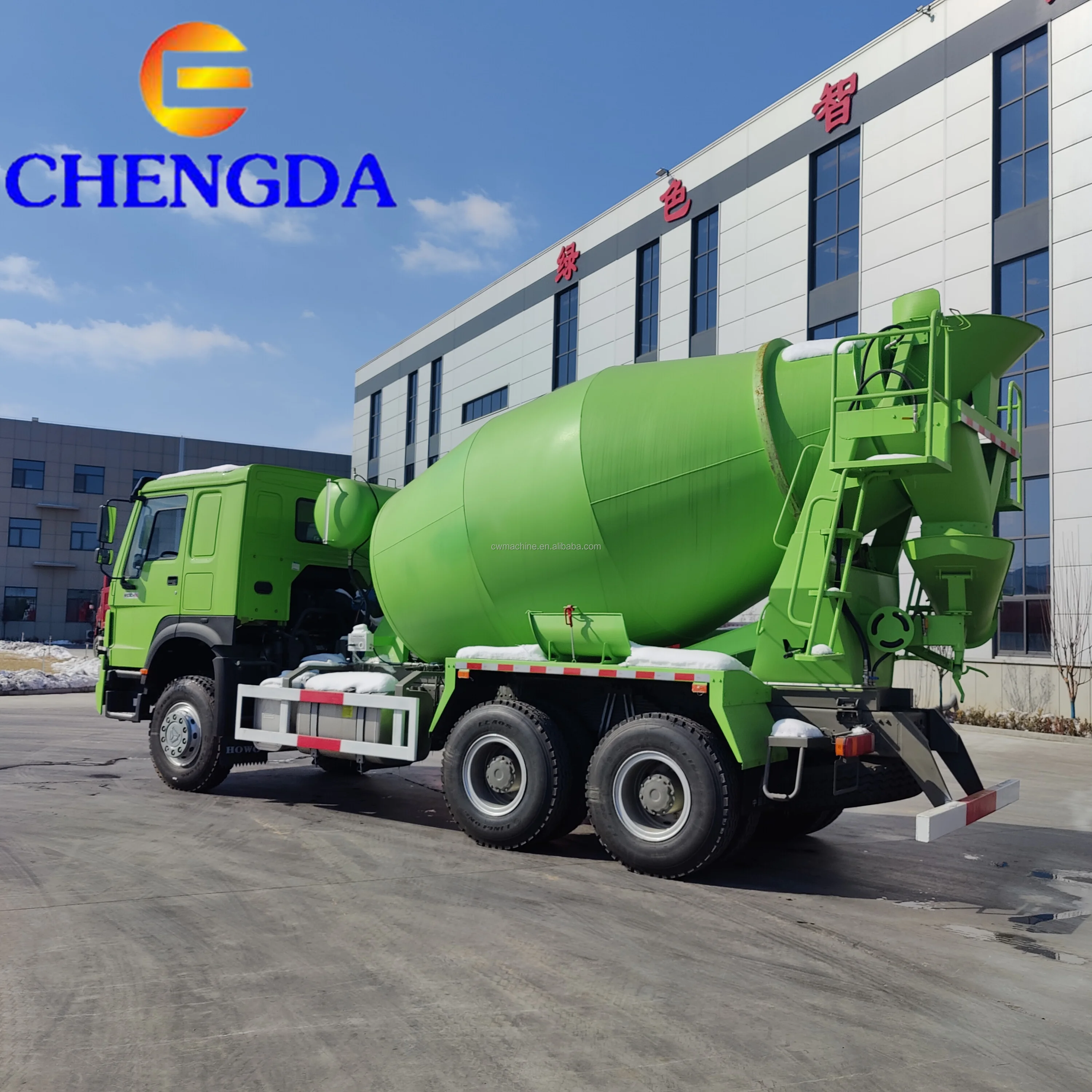 Новый Howo 6x4 Шасси цементный Бетономешалка объемный дизельный двигатель 20 м3 смеситель прицеп-цистерна грузовик