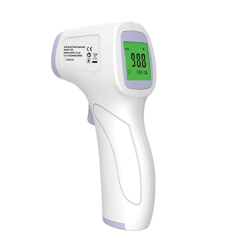 AOJ Ir Fever Lcd Digital Body Laser Electric Medical Infrared Forehead Thermometers Non Contact For Adults And Kids