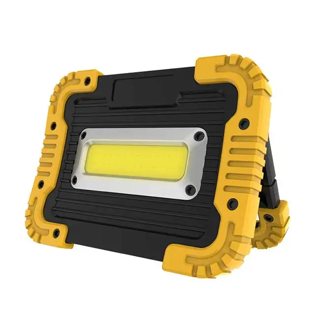 
10W LED Work Light 4*AA COB Floodlight Super Bright Portable Outdoor Security Light Waterproof for Camping Hiking Fishing BBQ 