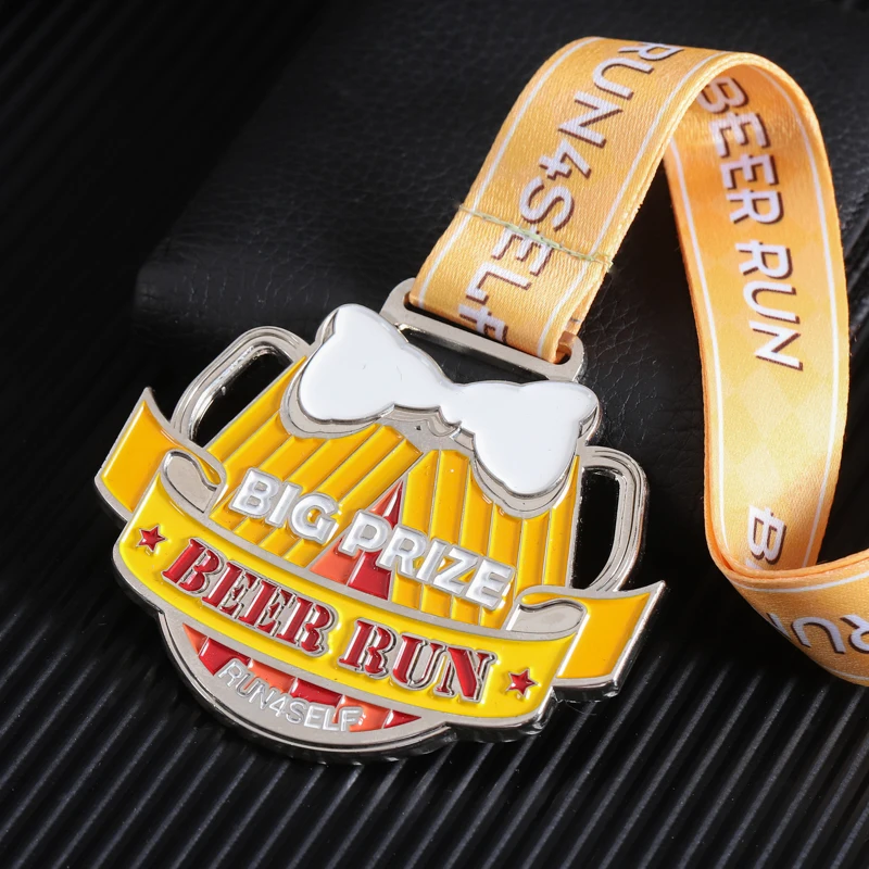 Zinc Alloy Sports Souvenir Running Custom Medals 3D Metal University Top-Quality Swimming Sport Winner Medal