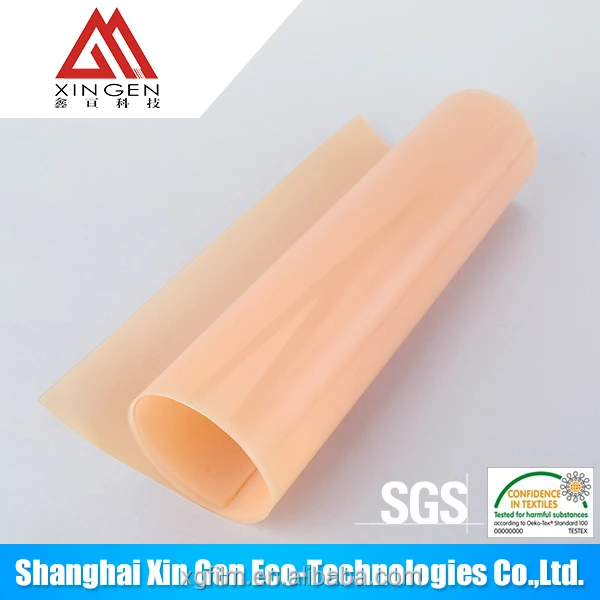 Hotsale Factory Production TPU Sheet with High Quality Transparent Foggy  TPU Film for Clothing use