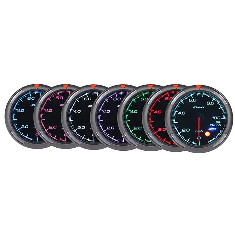 Optimal Colored Needle Digital Racing Speedometer Tachometer