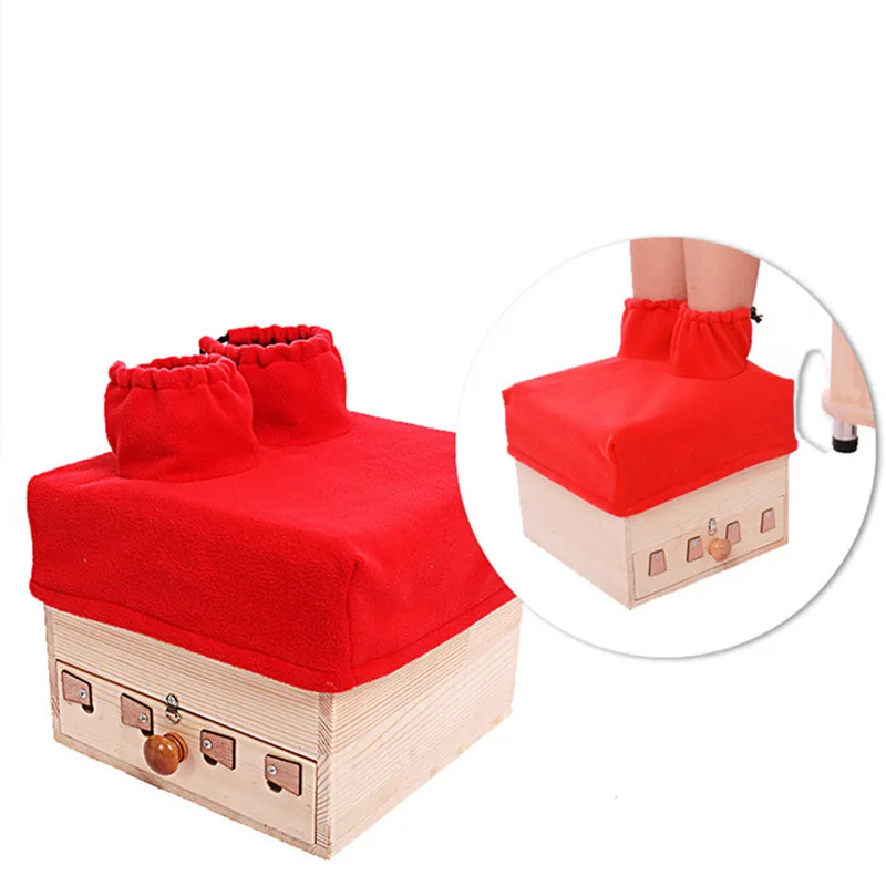 OEM Labeling Smokeless Design Wonderful Mini Wooden Box Foot Moxibustion Moxa Steam Feet Moxabustion Boxes