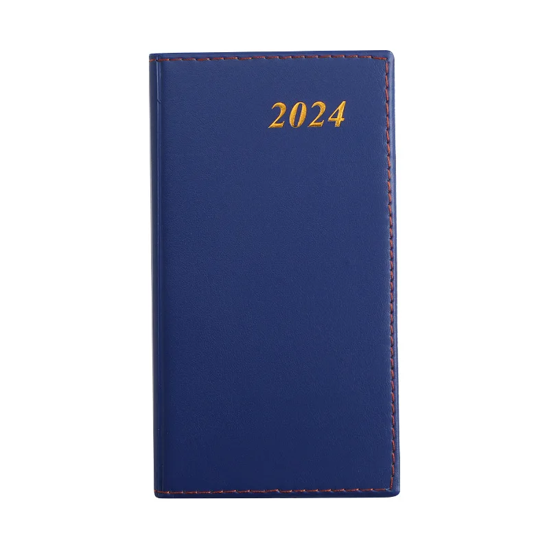 2024 Factory Custom Logo Printed Soft Pu Cover Morandi Leather Notebook A6 Small Cute Diary Lay Flat Portable Stationary Journal