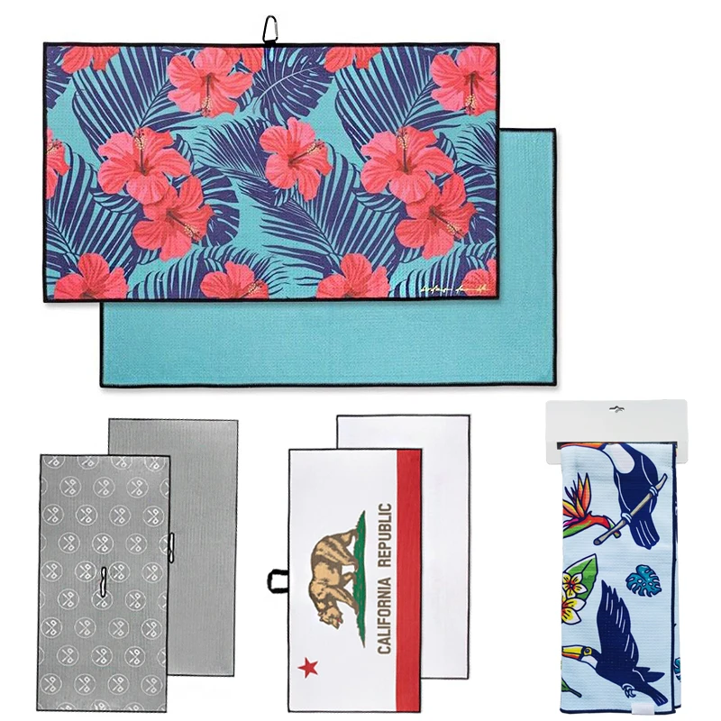 Вафельное полотенце из микрофибры с логотипом