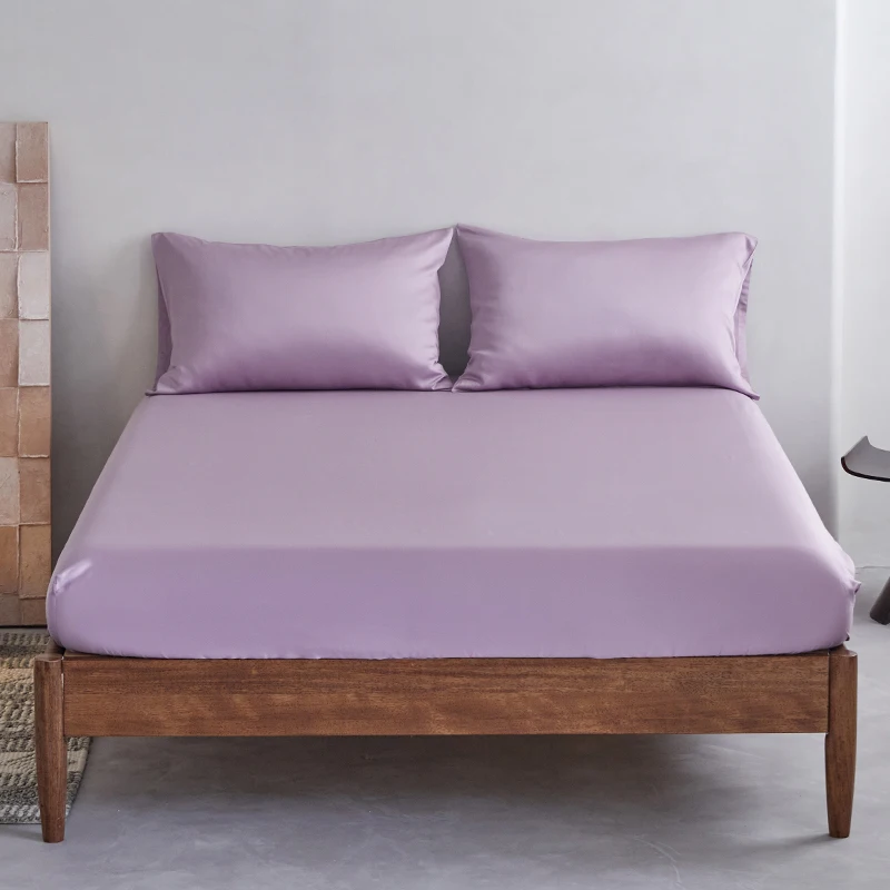 factory wholesale good price modern style bamboo viscose fitted sheets customized design and packaging for bedroom and hotel