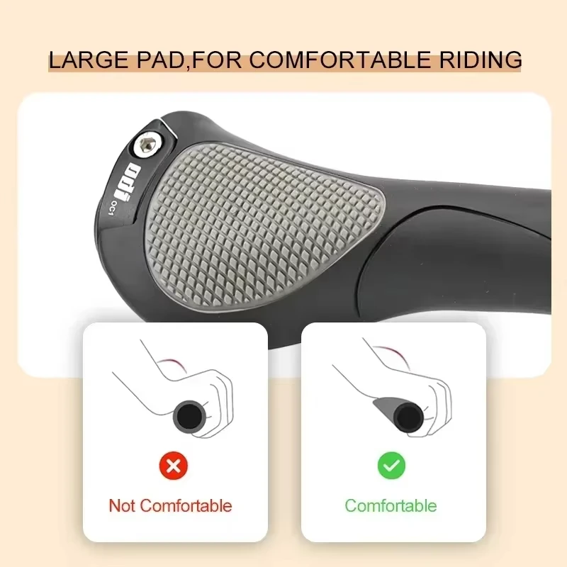 OEM/ODM ODI Long Short Folding Bicycle Handlebar Grip 130/110MM Ergonomics Bike Handle Non-slip MTB Cuffs Cycling Accessories
