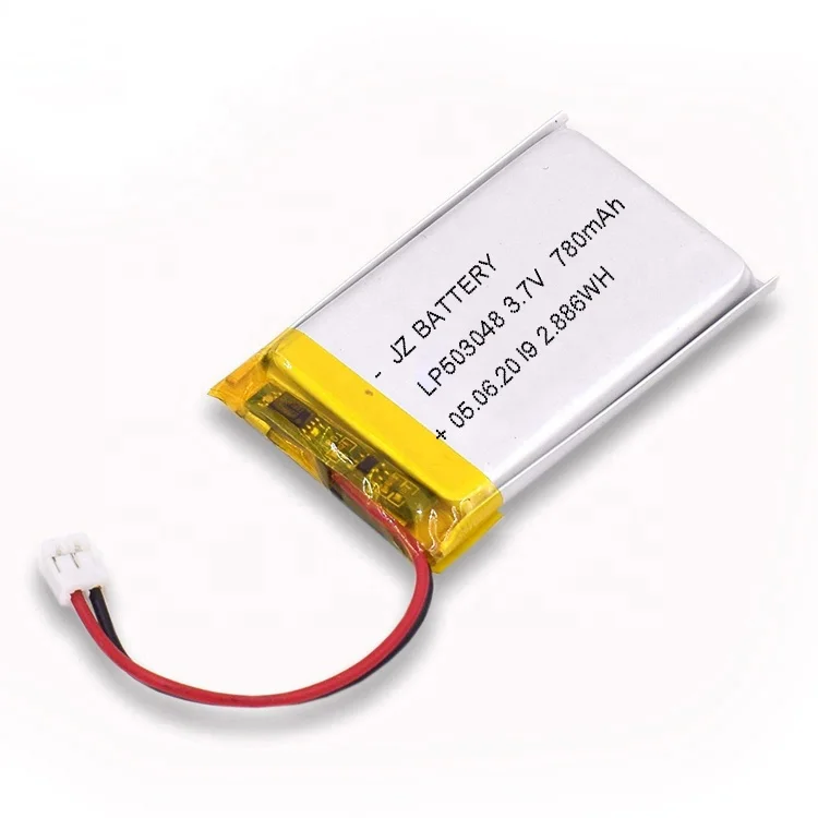 High quality 533048 3.7v 760mah rechargeable lipo battery
