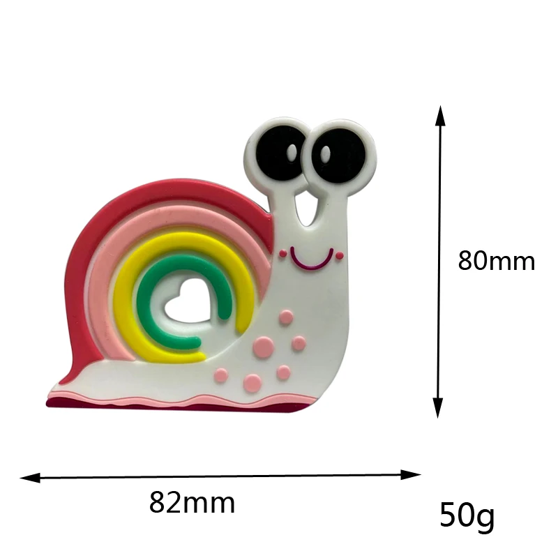 Грызунки из пищевого силикона без бисфенола А Мультяшные животные зажимы для соски аксессуары «сделай сам» детский