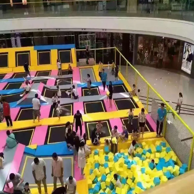 Outdoor Playground Kindergarten Trampoline Park Amusement Equipment Trampoline Park Equipment