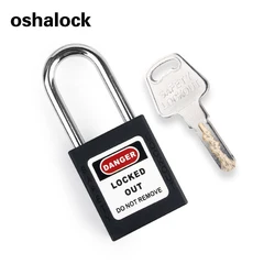 Производитель Loto, черный защитный замок с мастер-ключом, лазерная маркировка и этикетка на заказ